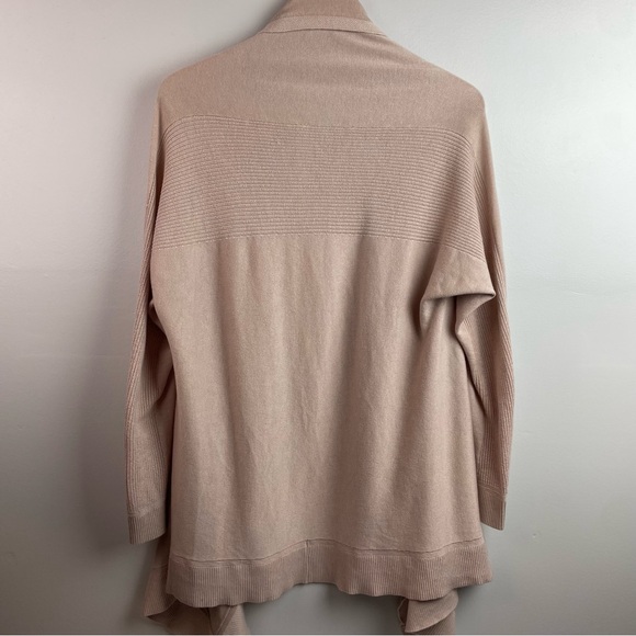 Lululemon Cashlu Beige Waterfall Open Cardigan - Picture 3 of 6